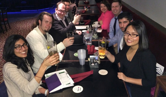 End of day cocktail reception at Welcome Day 2016