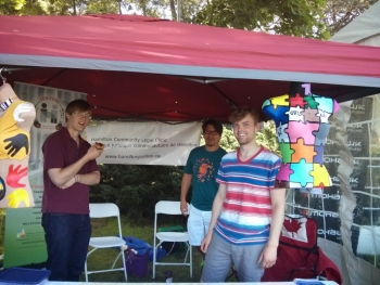 Photo of Mark Vanderveken at National Aboriginal Day celebrations