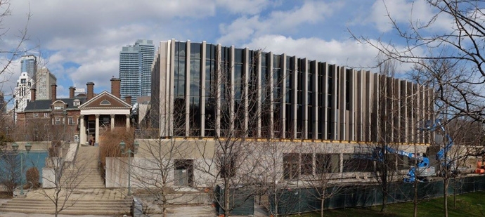 Jackman Law Building from Philosopher's Walk