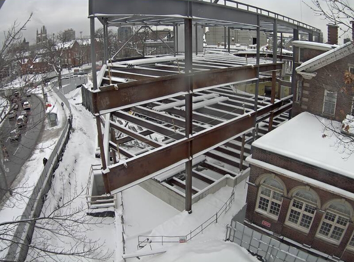 The Jackman Law building under construction