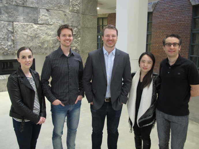 (left) Kerry Andrusiak, Damian Rolfe, adjunct professor and alumnus Max Morgan, Jenny Yunjeong Lee and Ahmed ElDessouki are some of the recent clinic participants.