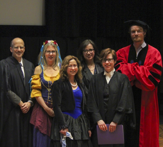 Cast of 2016 literary moot in costume