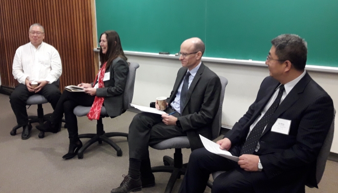 Dean's panel at the Tsinghua U of T law conference